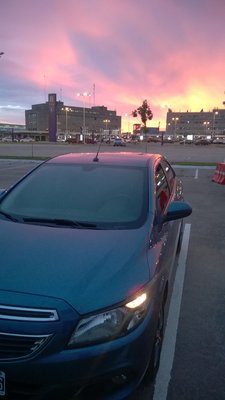 El Skyblue, justamente hoy cumple 1 año de vida!!! Dejo una foto donde trabajo , El Aeropuerto de Ezeiza!! mi Segunda casa.